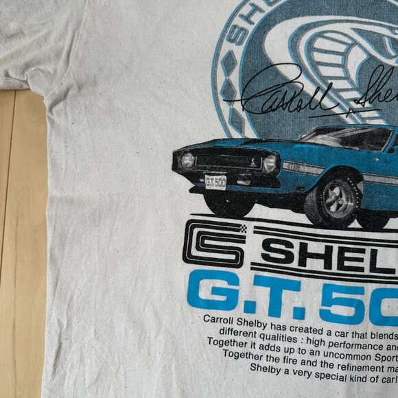 Vintage Shelby Cobra GT500 Graphic Tee - Size L - Picture 4 of 8